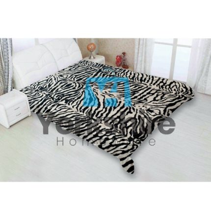 Mink Super Faux Fur Animal Skins Blanket Sofa Bed Throw